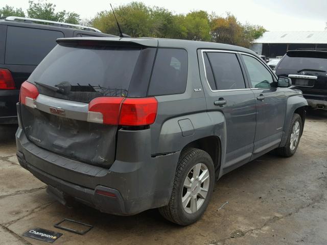 2GKALMEK0D6115681 - 2013 GMC TERRAIN SL TEAL photo 4