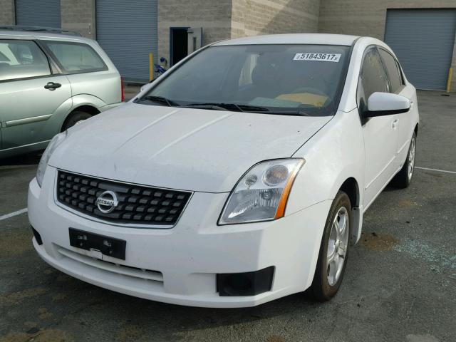 3N1AB61E87L682895 - 2007 NISSAN SENTRA 2.0 WHITE photo 2