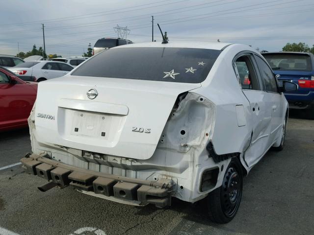 3N1AB61E87L682895 - 2007 NISSAN SENTRA 2.0 WHITE photo 4