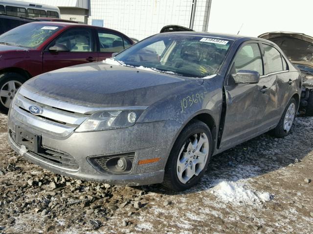 3FAHP0HG4BR242766 - 2011 FORD FUSION SE BLACK photo 2