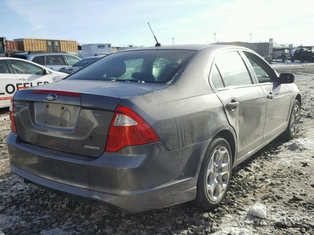 3FAHP0HG4BR242766 - 2011 FORD FUSION SE BLACK photo 4