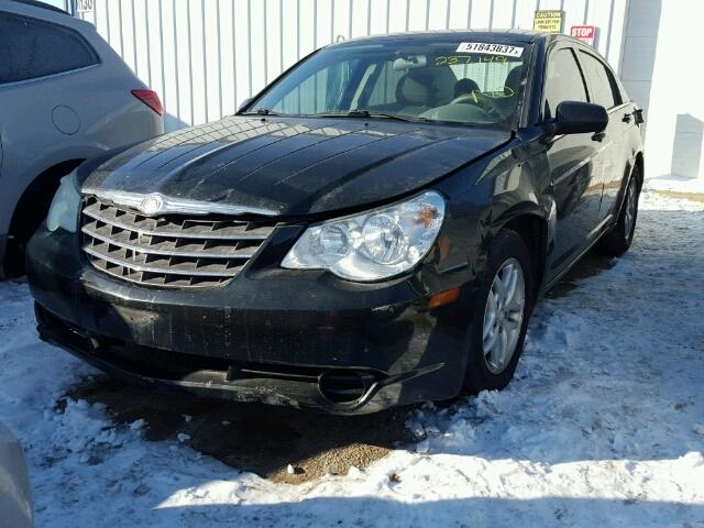 1C3LC46KX8N111663 - 2008 CHRYSLER SEBRING LX BLACK photo 2