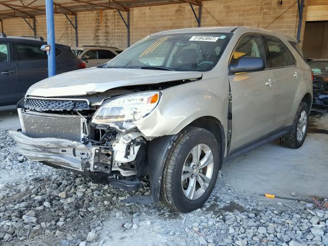 2GNALAEK7F1115842 - 2015 CHEVROLET EQUINOX LS SILVER photo 2