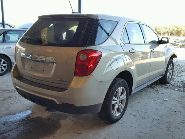 2GNALAEK7F1115842 - 2015 CHEVROLET EQUINOX LS SILVER photo 4