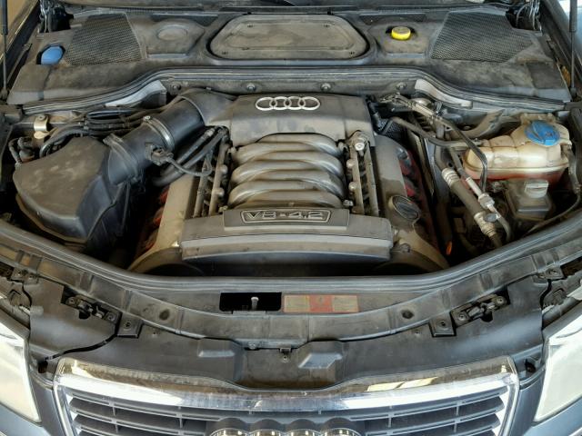 WAUML44E35N003892 - 2005 AUDI A8 L QUATT BLUE photo 7