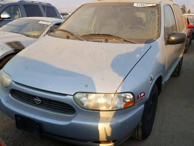 4N2XN11T6XD831436 - 1999 NISSAN QUEST SE SILVER photo 2