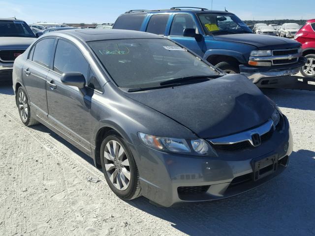 2HGFA16809H325994 - 2009 HONDA CIVIC EX GRAY photo 1