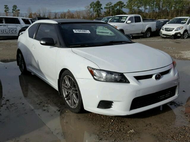 JTKJF5C78B3005322 - 2011 TOYOTA SCION TC WHITE photo 1