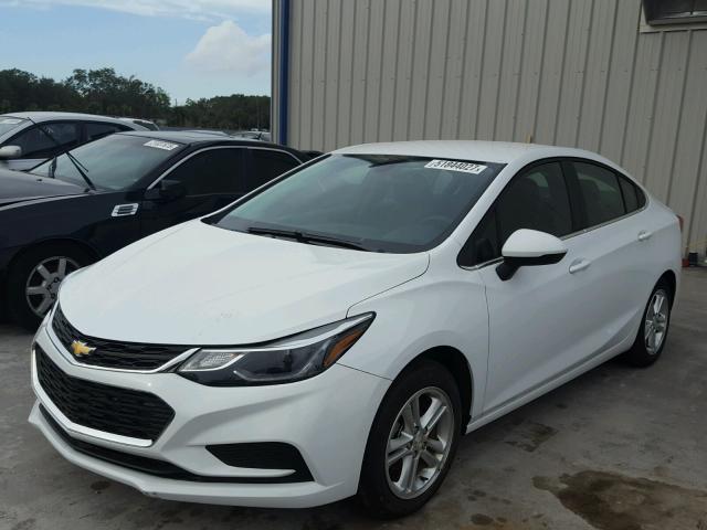 1G1BE5SM1G7269741 - 2016 CHEVROLET CRUZE LT WHITE photo 2