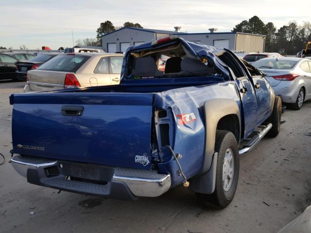 1GCDS136868141068 - 2006 CHEVROLET COLORADO BLUE photo 4