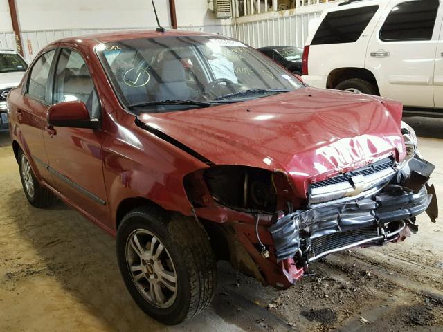 KL1TD5DE4BB162071 - 2011 CHEVROLET AVEO LS RED photo 1