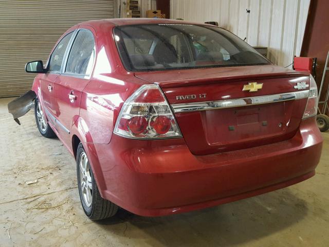 KL1TD5DE4BB162071 - 2011 CHEVROLET AVEO LS RED photo 3