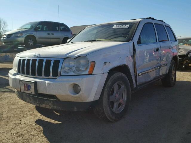 1J4HR58N66C361868 - 2006 JEEP GRAND CHER WHITE photo 2