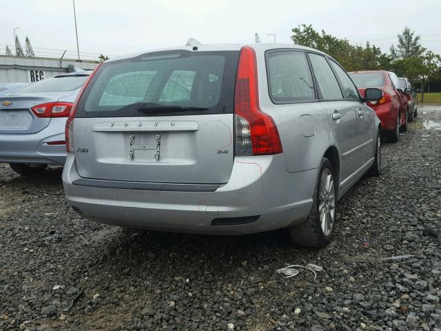 YV1382MW2A2533290 - 2010 VOLVO V50 2.4I SILVER photo 4