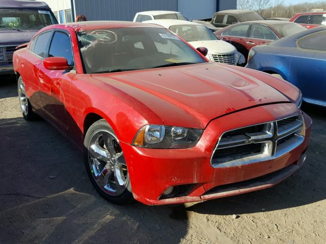 2C3CDXHG2CH172952 - 2012 DODGE CHARGER SX RED photo 1