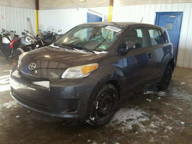 JTKKU4B40A1000895 - 2010 TOYOTA SCION XD GRAY photo 2