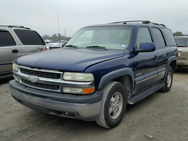 1GNEC13Z22R281687 - 2002 CHEVROLET TAHOE C150 BLUE photo 2