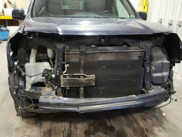 5FNYF4H96AB040405 - 2010 HONDA PILOT TOUR BLUE photo 9