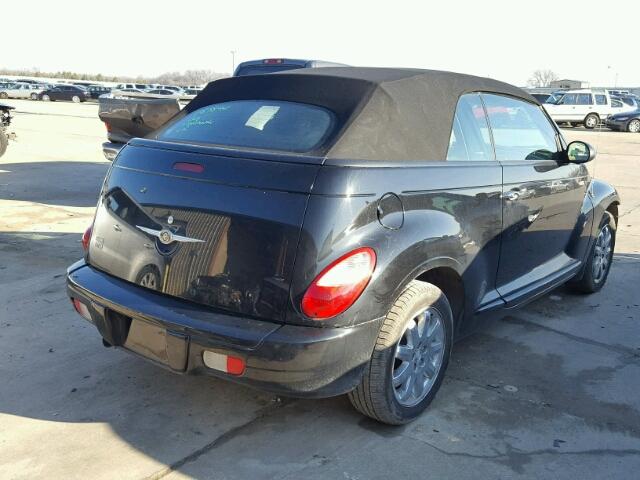 3C3HY55X16T374860 - 2006 CHRYSLER PT CRUISER BLACK photo 4