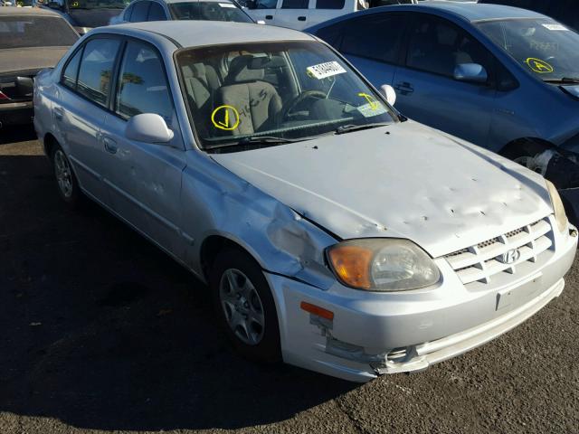 KMHCG45CX3U478664 - 2003 HYUNDAI ACCENT GRAY photo 1