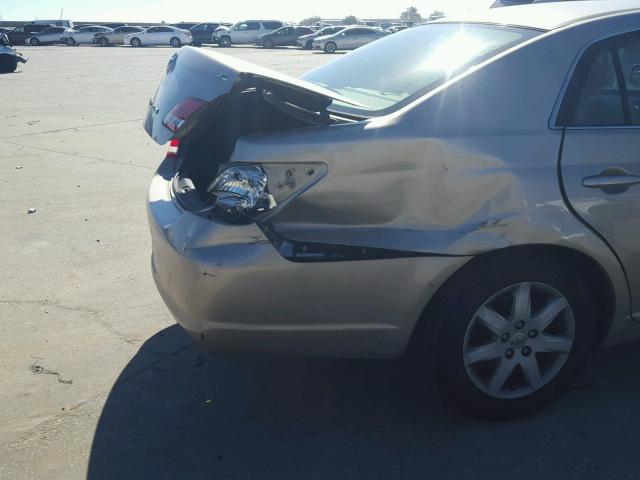 4T1BK36B77U222417 - 2007 TOYOTA AVALON XL GOLD photo 9