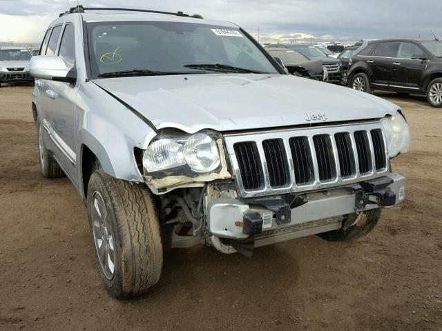 1J8HR58218C223419 - 2008 JEEP GRAND CHER SILVER photo 1