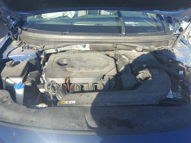 5NPE24AF6GH305767 - 2016 HYUNDAI SONATA SE BLUE photo 7