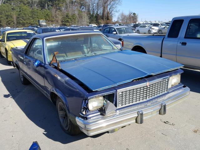 1W80L8D497354 - 1978 CHEVROLET EL CAMINO BLUE photo 1