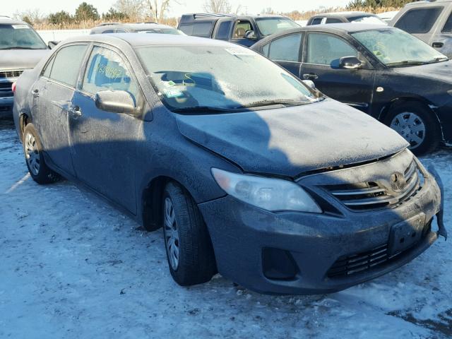 2T1BU4EE2DC075724 - 2013 TOYOTA COROLLA BA GRAY photo 1