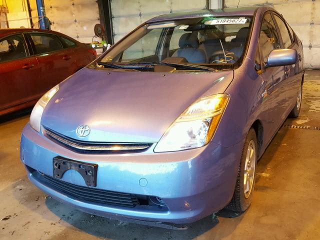 JTDKB20U777664086 - 2007 TOYOTA PRIUS BLUE photo 2