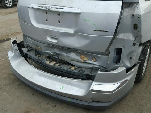 2A4GF68476R813304 - 2006 CHRYSLER PACIFICA T SILVER photo 9