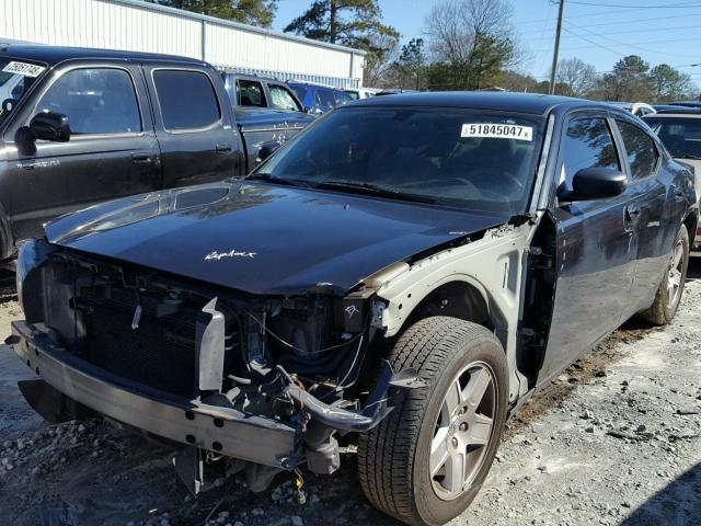 2B3KA43GX7H890276 - 2007 DODGE CHARGER SE BLACK photo 2