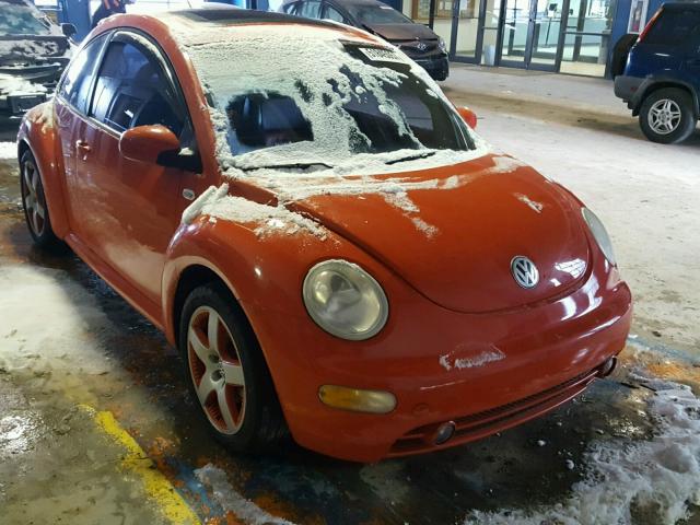 3VWCD21CX2M431173 - 2002 VOLKSWAGEN NEW BEETLE 橙色 照片 1