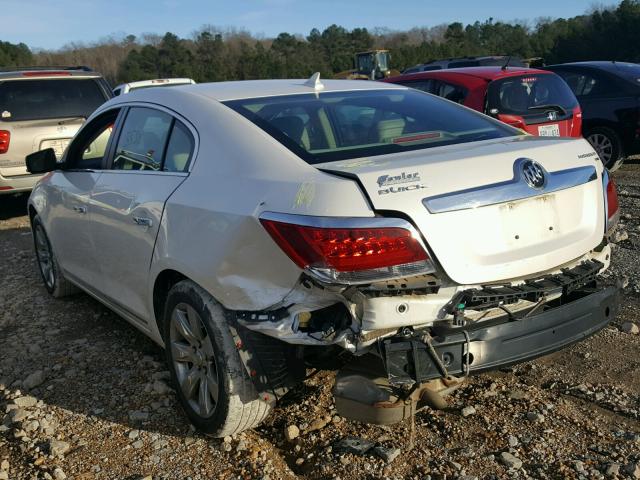 1G4GC5EG0AF299217 - 2010 BUICK LACROSSE C WHITE photo 3