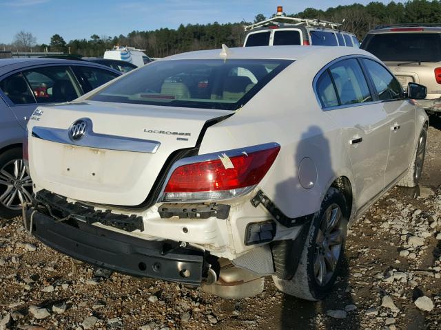 1G4GC5EG0AF299217 - 2010 BUICK LACROSSE C WHITE photo 4