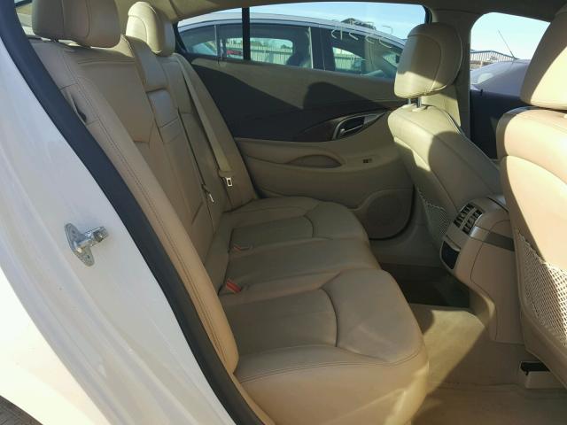 1G4GC5EG0AF299217 - 2010 BUICK LACROSSE C WHITE photo 6