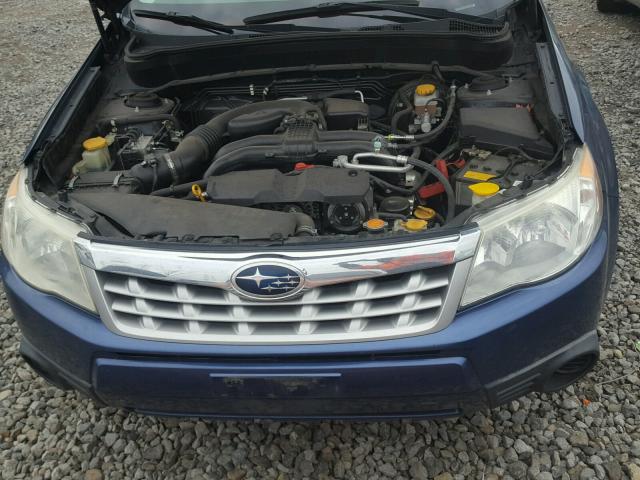 JF2SHADC5BH714448 - 2011 SUBARU FORESTER 2 BLUE photo 7