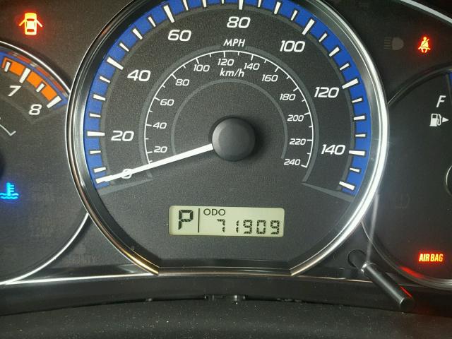 JF2SHADC5BH714448 - 2011 SUBARU FORESTER 2 BLUE photo 8