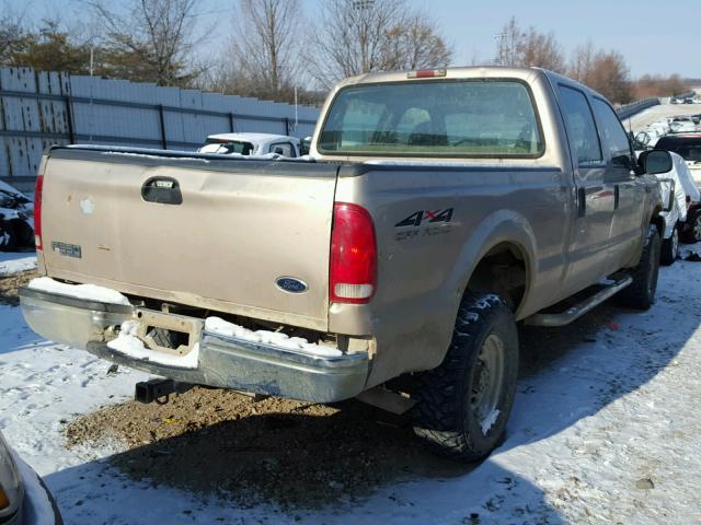 1FTSW31L7XED21628 - 1999 FORD F350 SRW S BEIGE photo 4