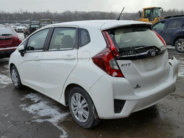 JHMGK5H53GX038764 - 2016 HONDA FIT LX WHITE photo 3