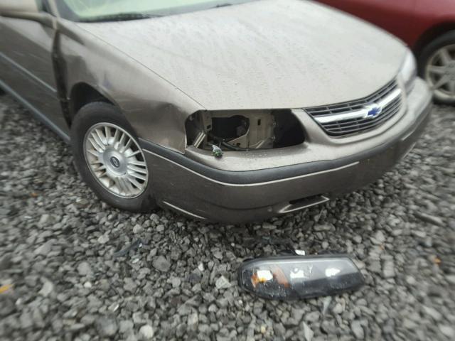 2G1WF55E429137132 - 2002 CHEVROLET IMPALA 棕色 照片 9