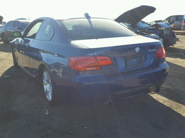 WBAKF9C56CE859228 - 2012 BMW 335 XI BLUE photo 3