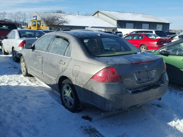 1HGCM55896A005196 - 2006 HONDA ACCORD EX CHARCOAL photo 3