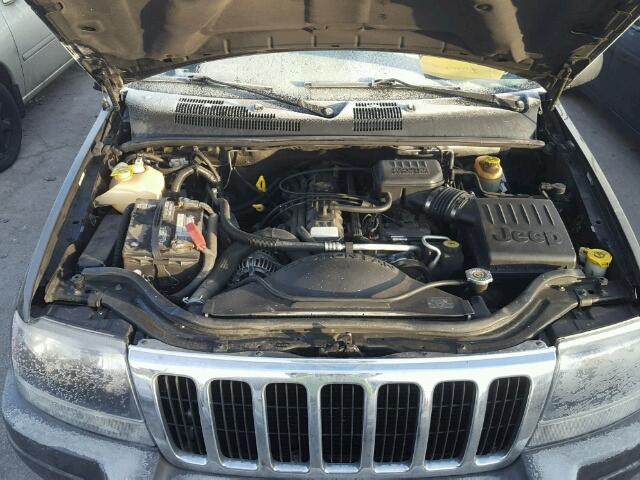 1J4GW48S92C286338 - 2002 JEEP GRAND CHER BLACK photo 7