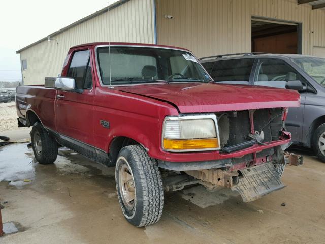 1FTDF15YXRLA20448 - 1994 FORD F150 BURGUNDY photo 1