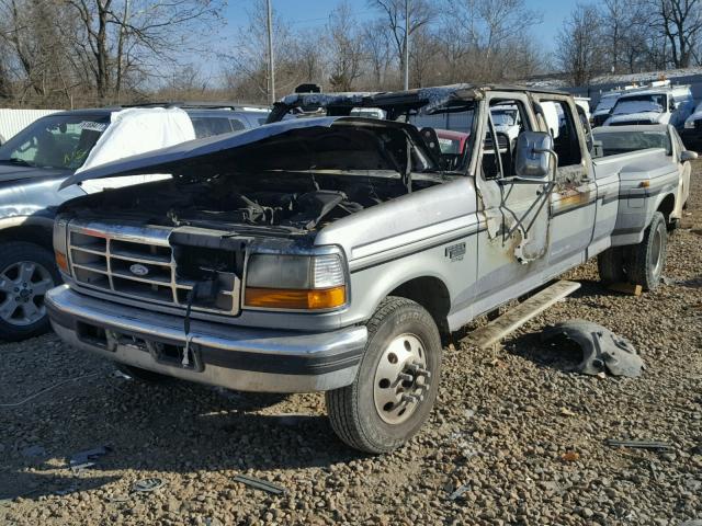 1FTJW35FXVEA20039 - 1997 FORD F350 GRAY photo 2