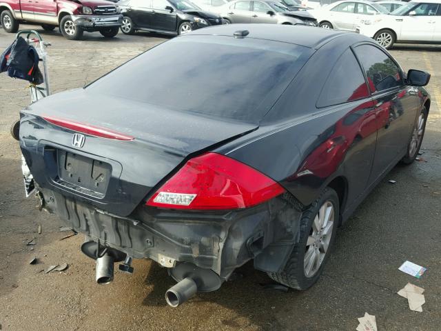 1HGCM82696A001086 - 2006 HONDA ACCORD EX BLACK photo 4