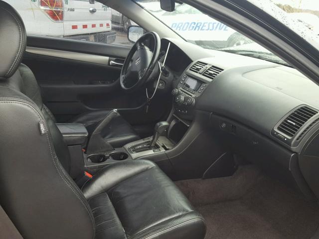 1HGCM82696A001086 - 2006 HONDA ACCORD EX BLACK photo 5