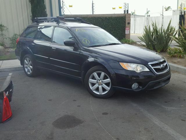 4S4BP61C987310646 - 2008 SUBARU OUTBACK 2. BLACK photo 1