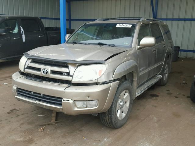 JTEBT17RX40032644 - 2004 TOYOTA 4RUNNER LI GOLD photo 2